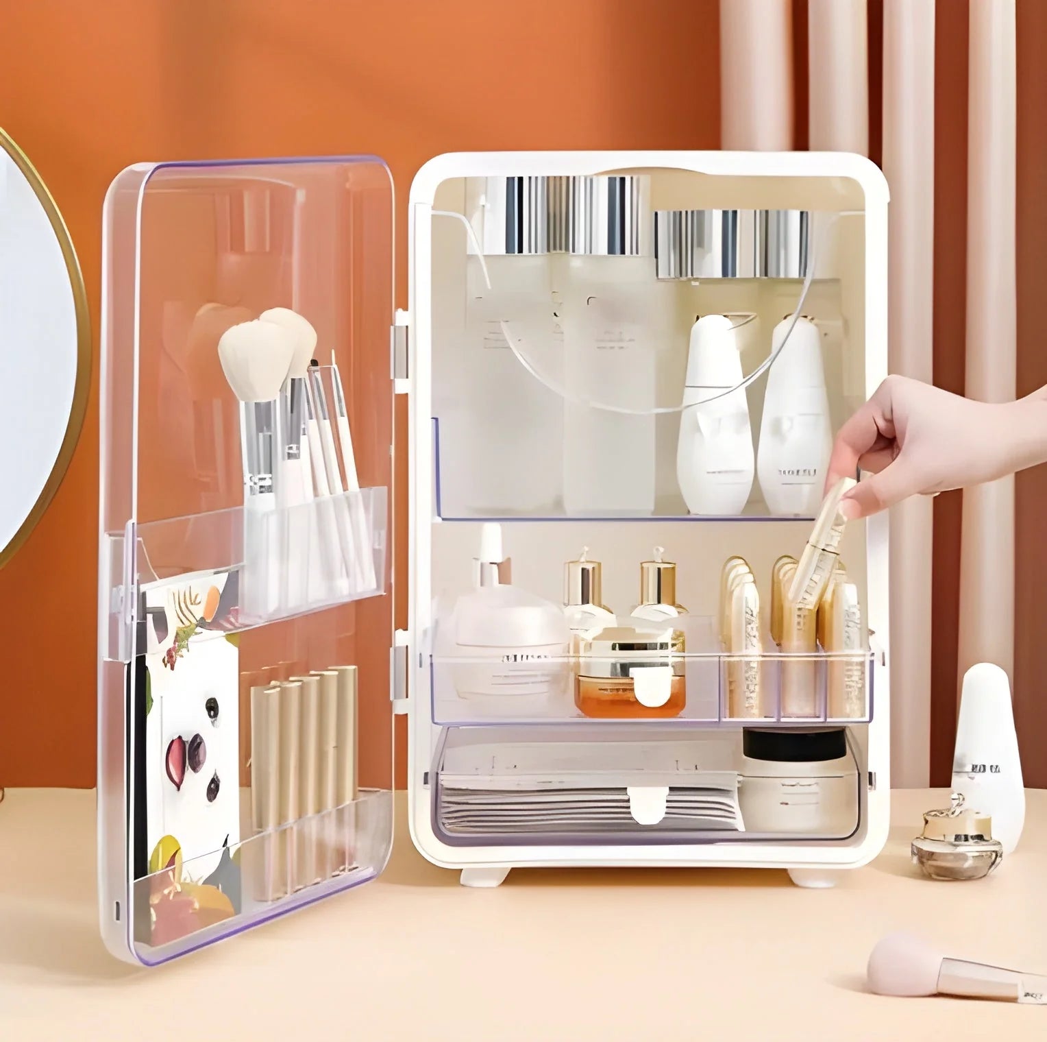 Multi-Layer Cosmetic Storage Organizer
